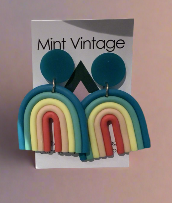 Rainbow earrings