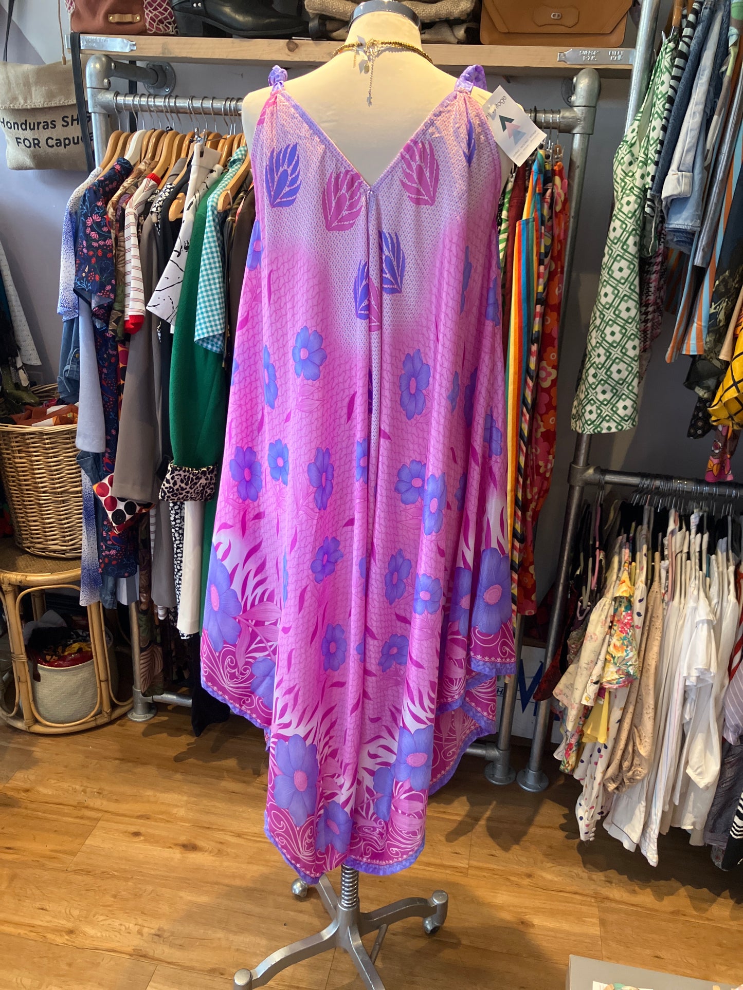 Hand made Indian sari fabric belted jumpsuit/Romper