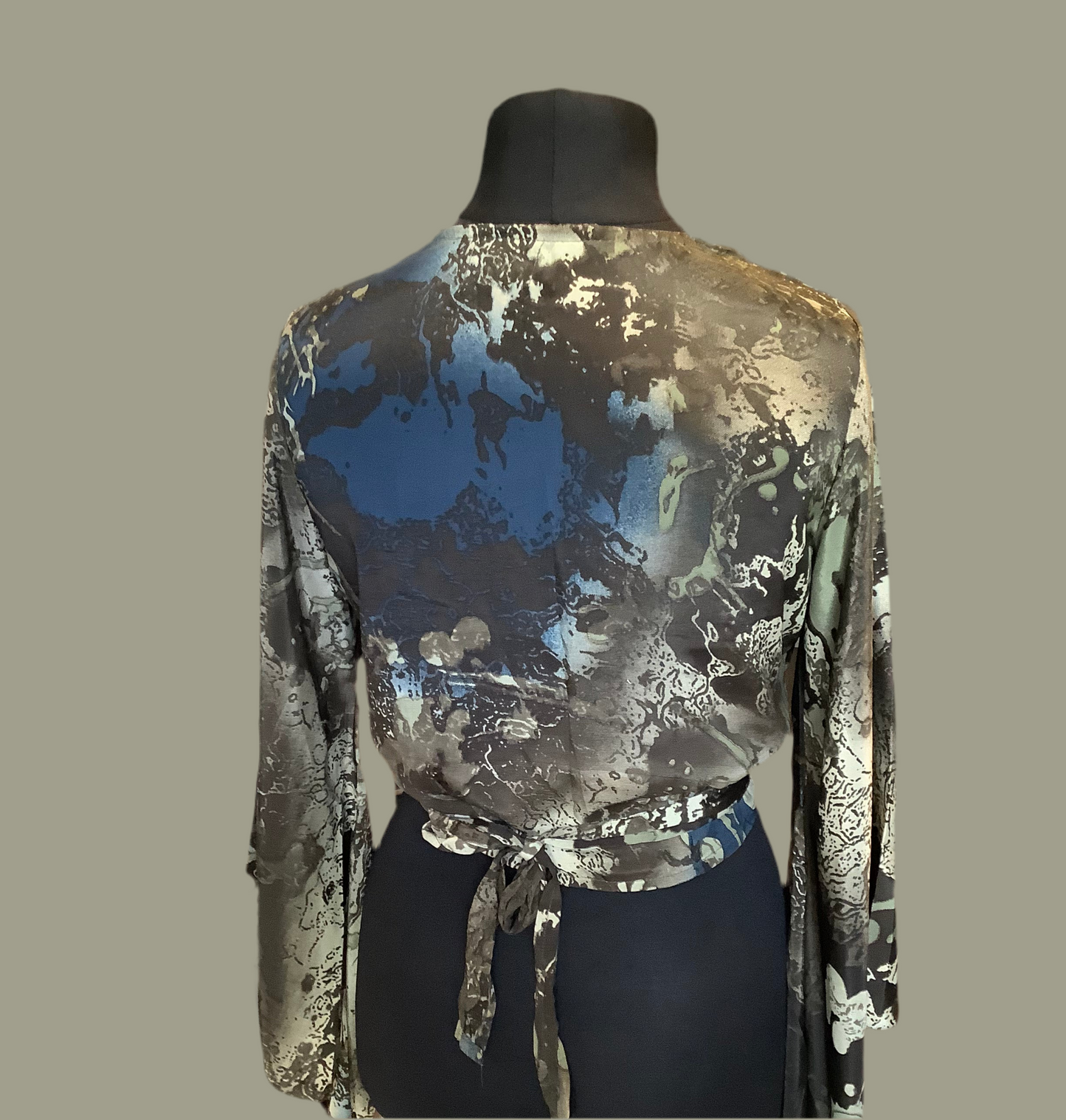 Indian Handmade Sari Fabric Wrap Top
