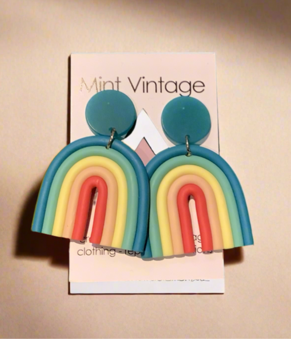 Rainbow earrings