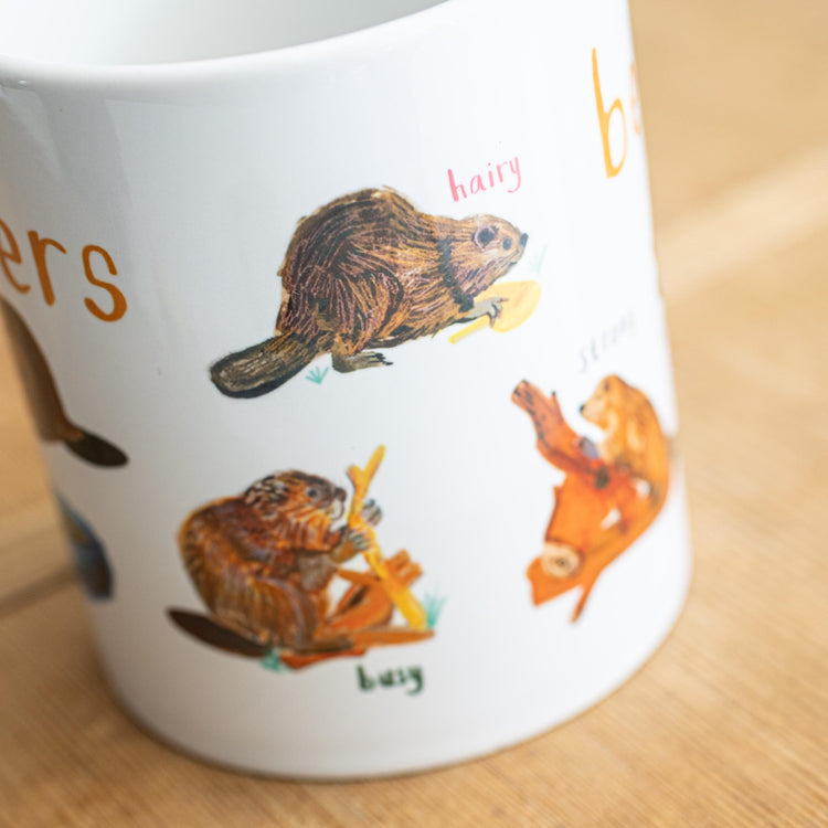 Beavers boxed mug by Sarah Edmonds