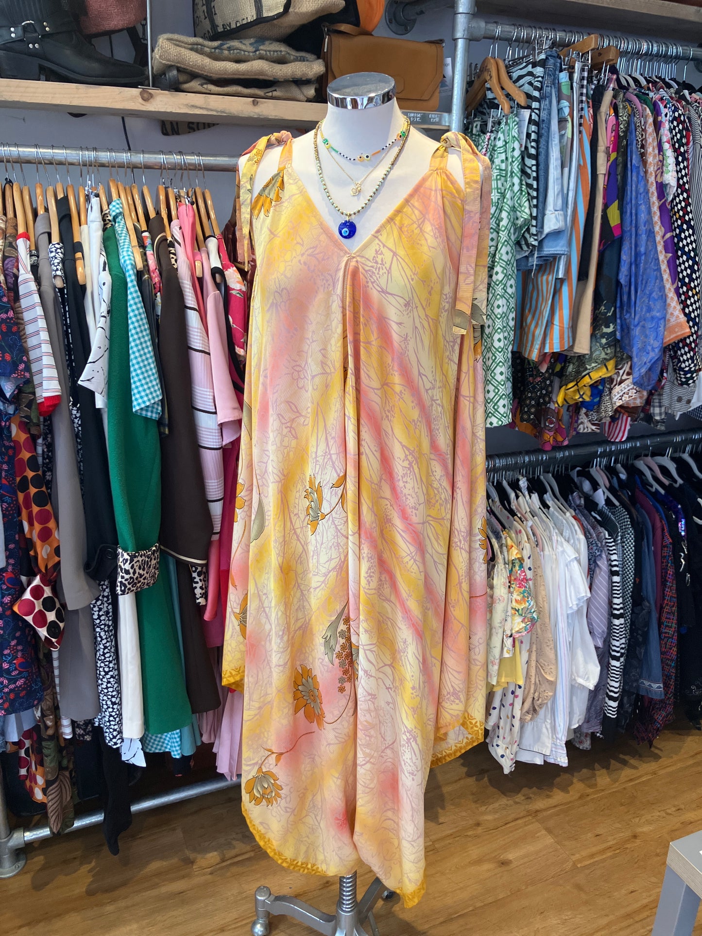 Hand made Indian sari fabric belted jumpsuit/Romper