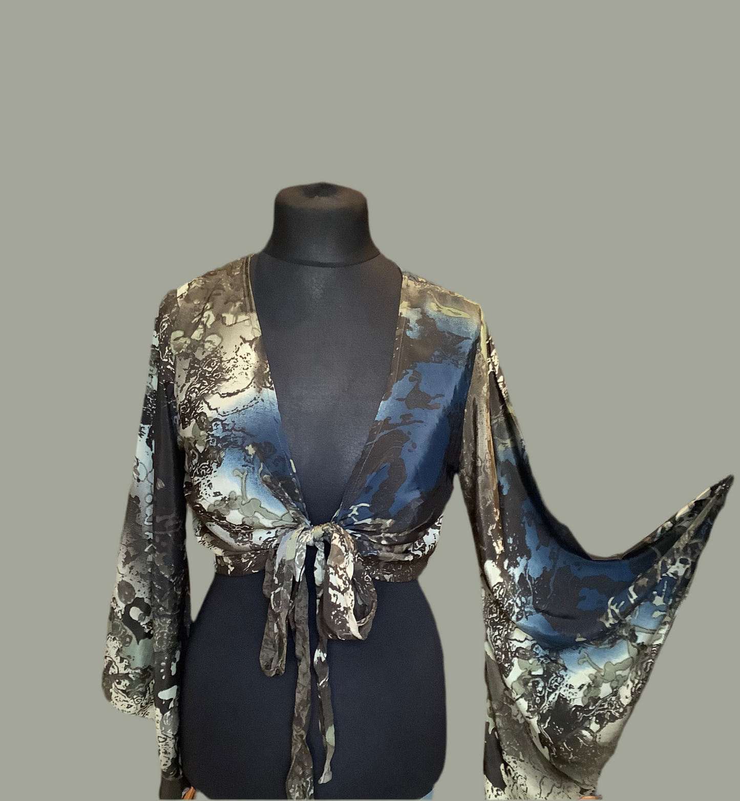 Indian Handmade Sari Fabric Wrap Top