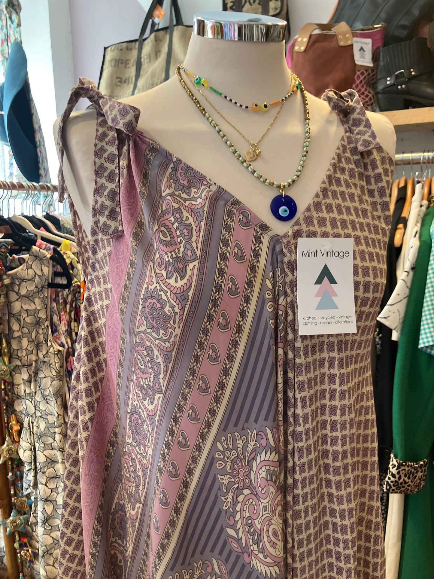 Hand made Indian sari fabric belted jumpsuit/Romper
