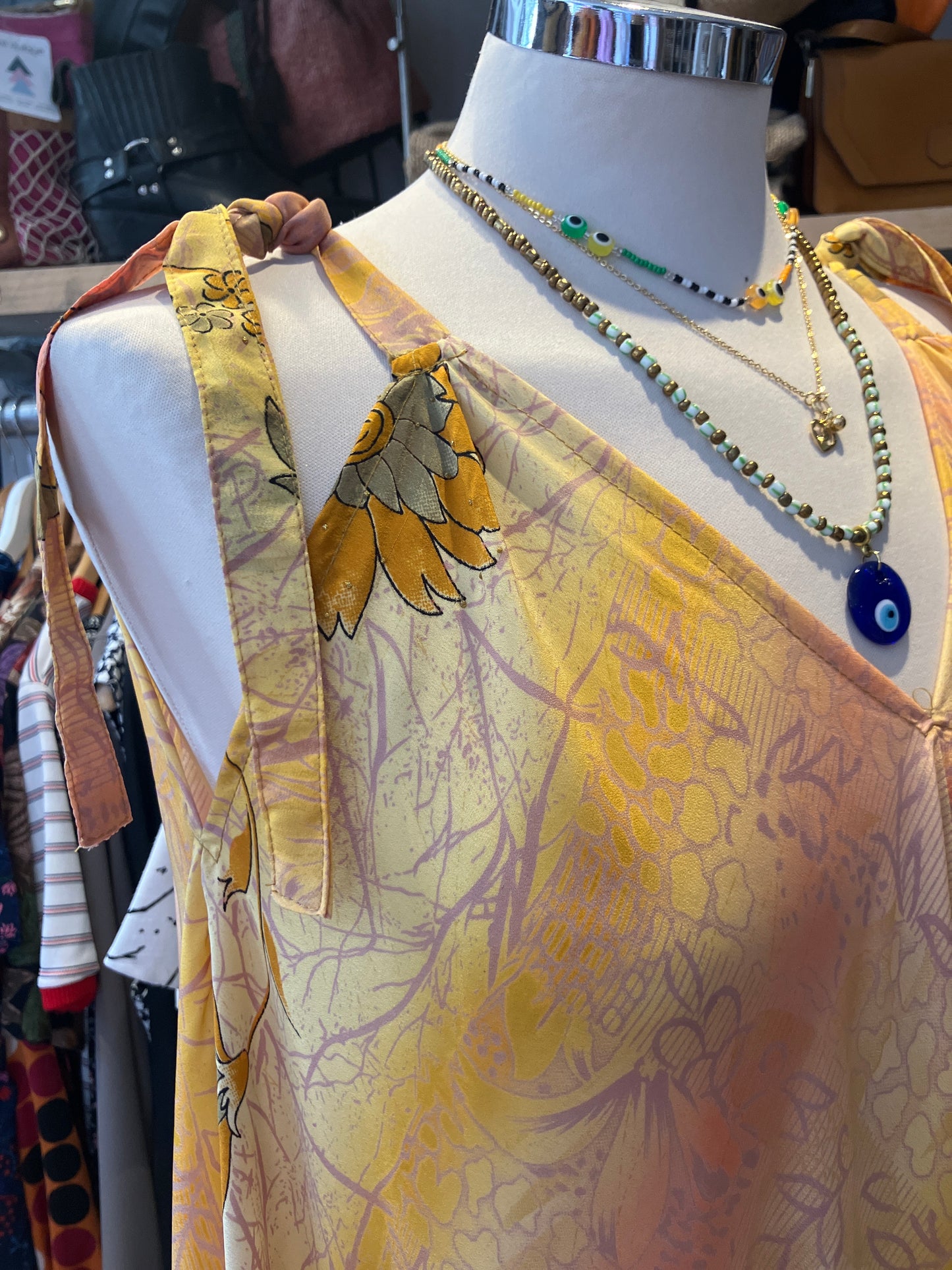 Hand made Indian sari fabric belted jumpsuit/Romper
