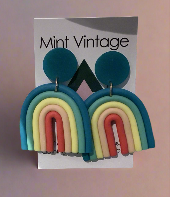 Rainbow earrings