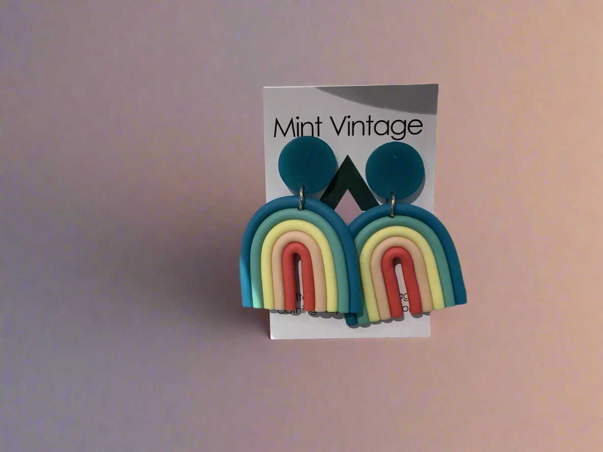 Rainbow earrings