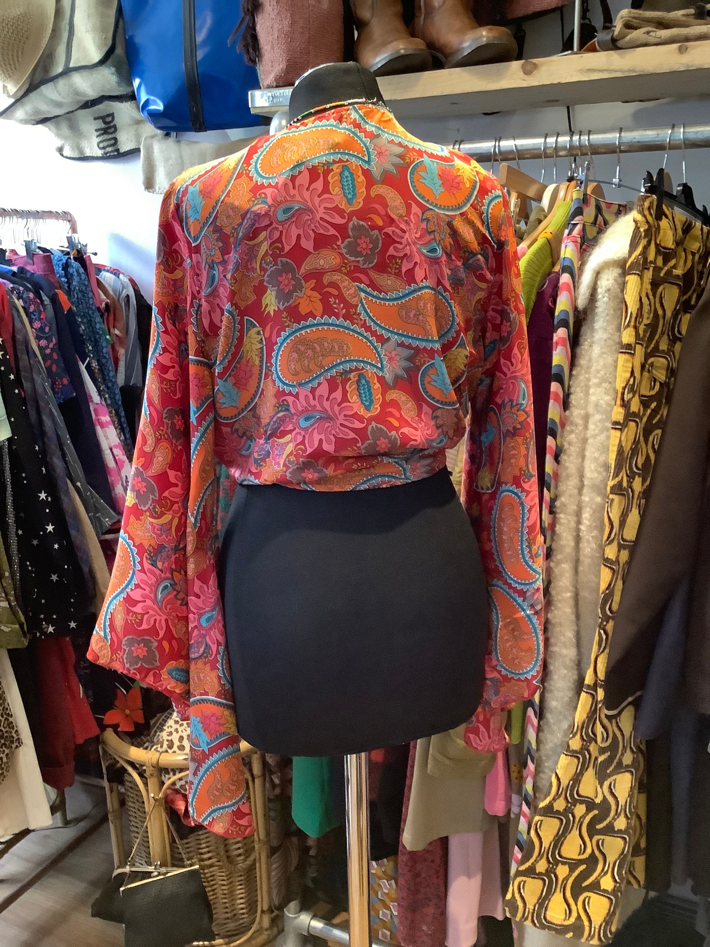 Indian Handmade Sari Fabric Wrap Top