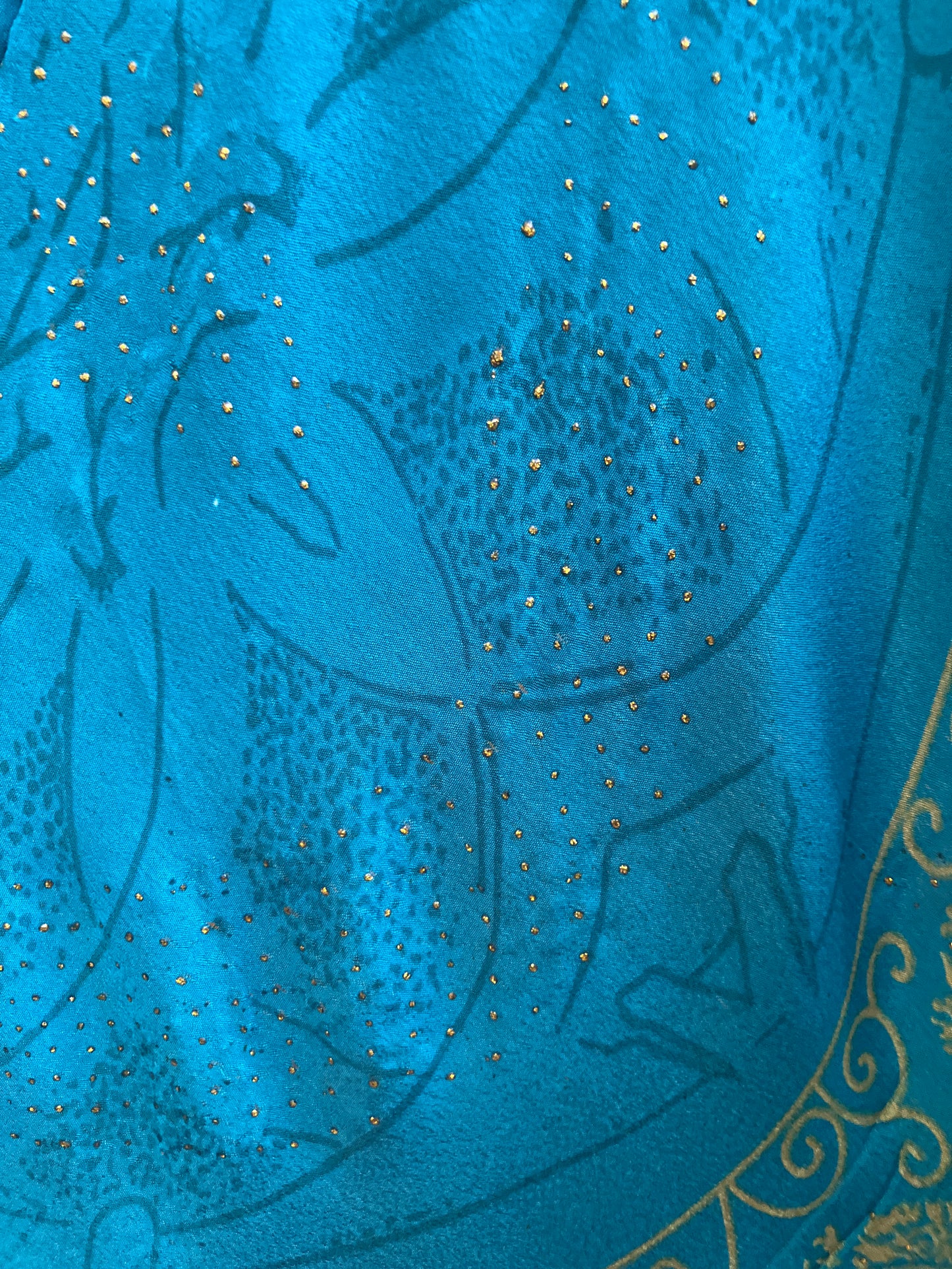 Hand made Indian sari fabric belted jumpsuit/Romper