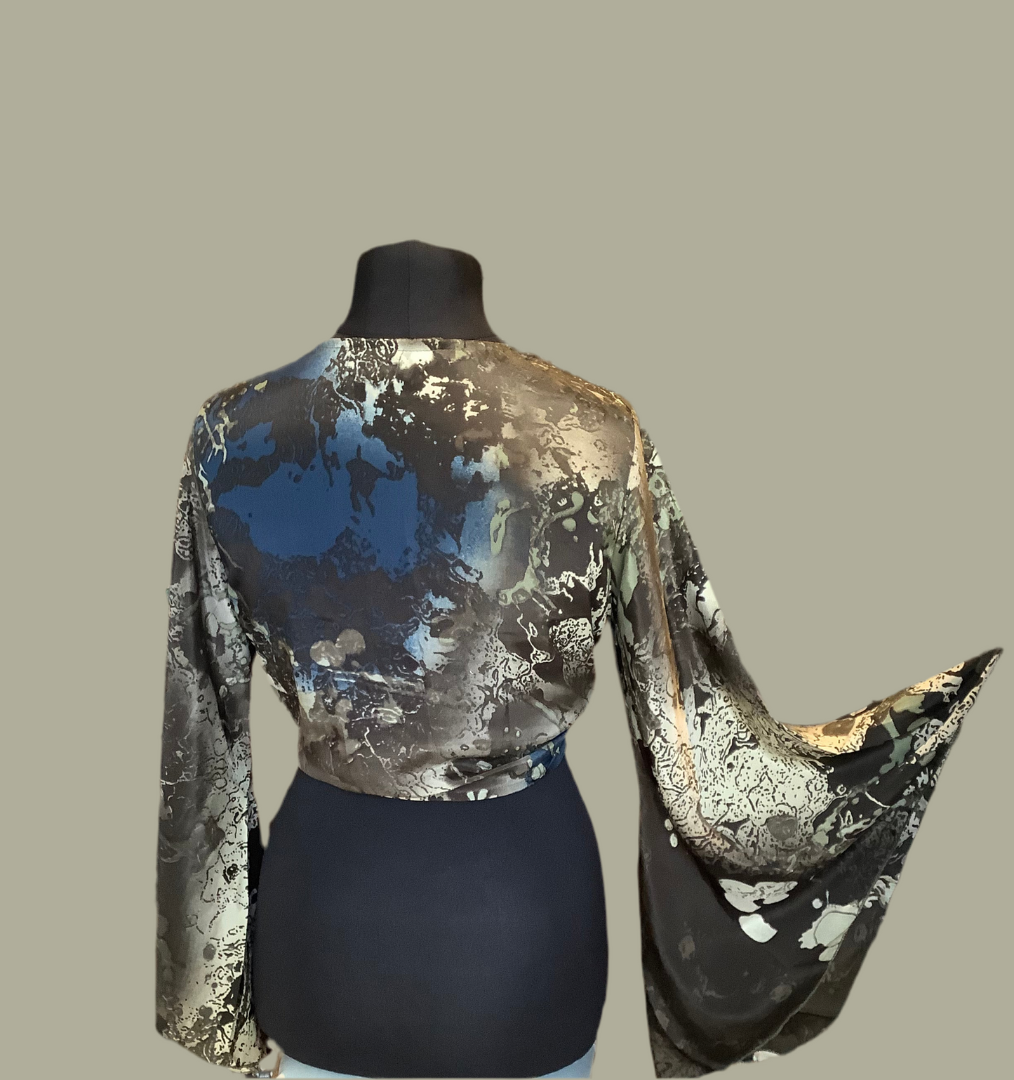 Indian Handmade Sari Fabric Wrap Top