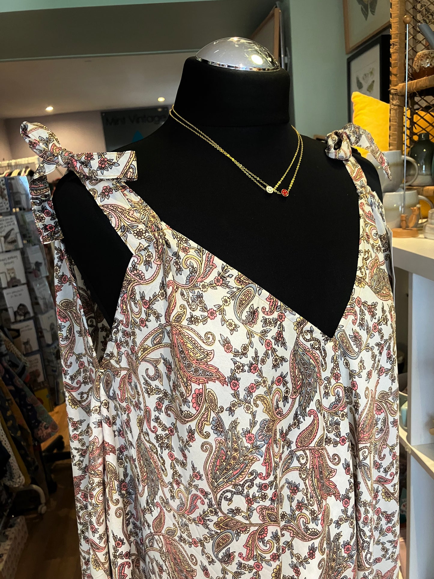 Hand made Indian sari fabric belted jumpsuit Romper ~ free size 8-18