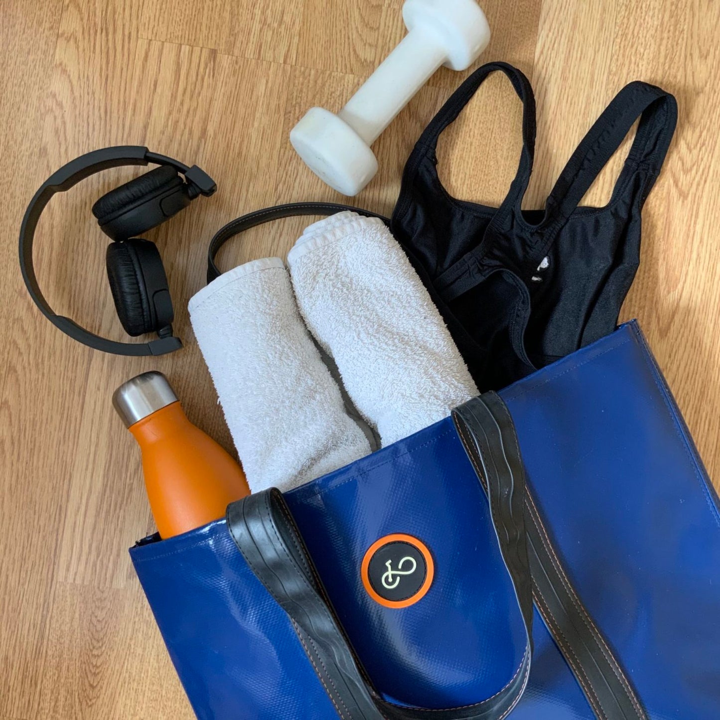 Cycle of Good Recycled Lorry Curtain Tote Bag