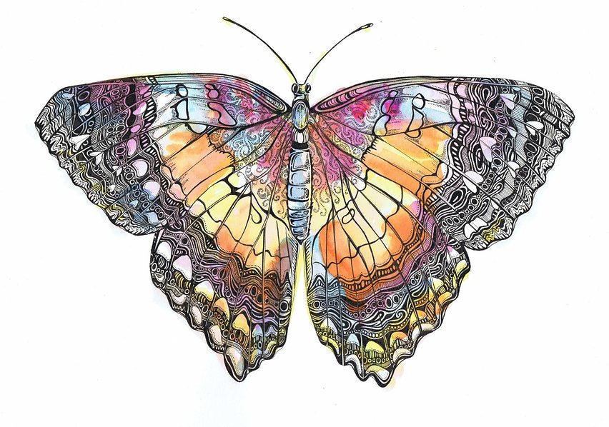 Butterfly Art A4