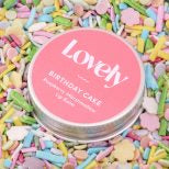 Lovely Skincare Birthday Cake- Raspberry Marshmallow Lip Balm
