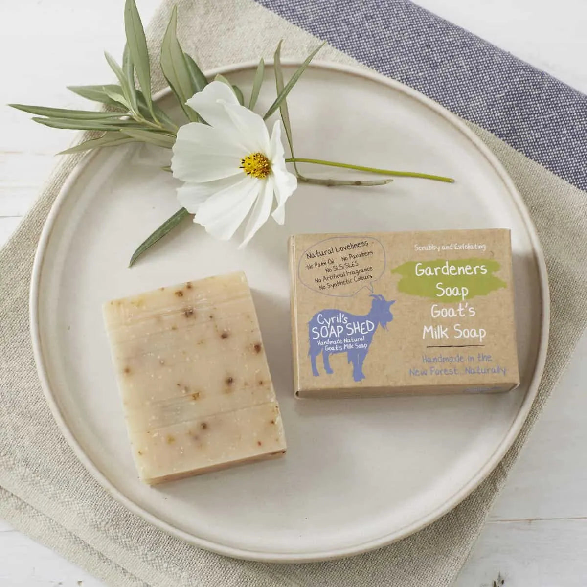 Gardeners goats milk soap