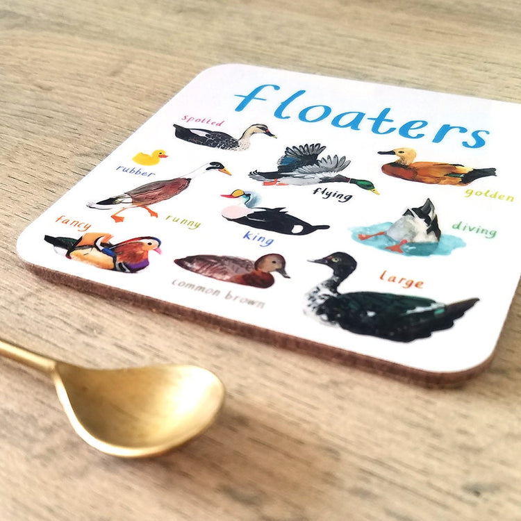 Floaters cheeky bird coaster