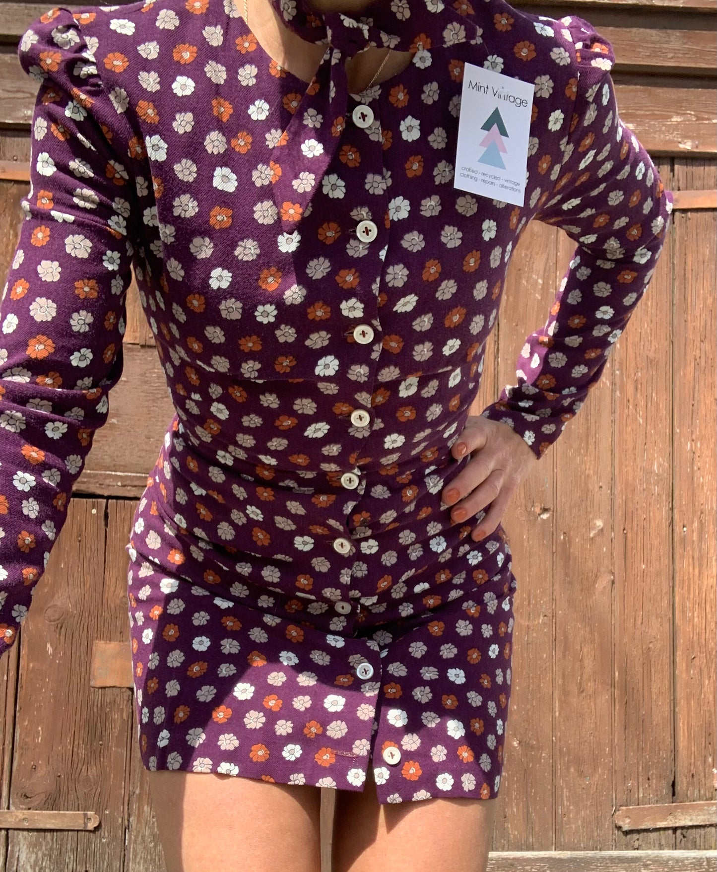 Original 1960’s floral mini dress