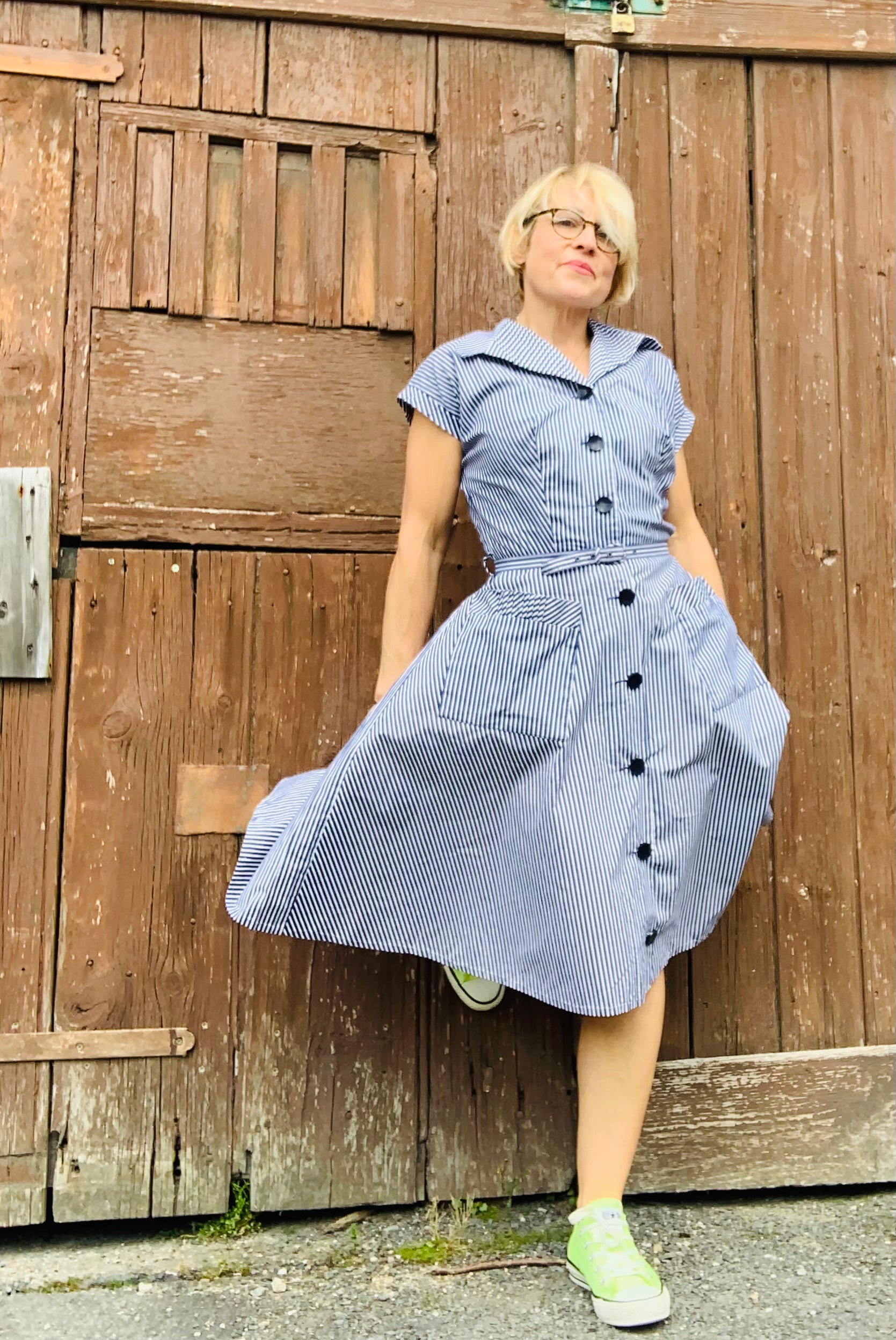 Gingham sales tea dress