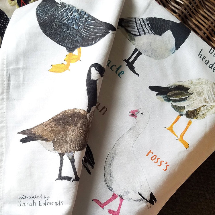 Honkers cheeky bird premium tea towel