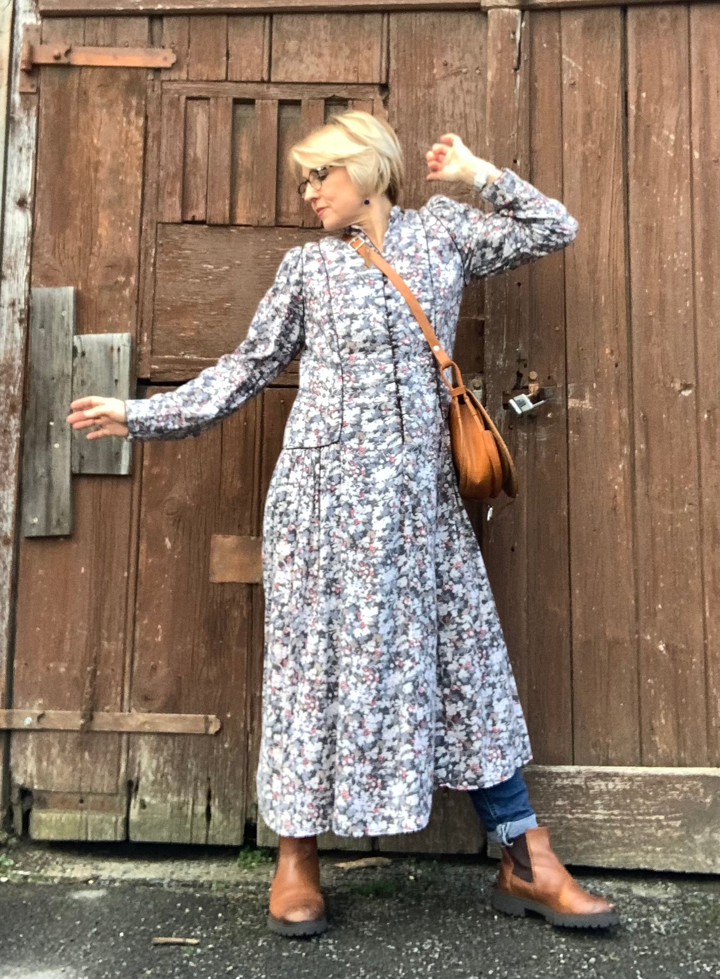 Vintage 1980’s prairie style dress by Origin