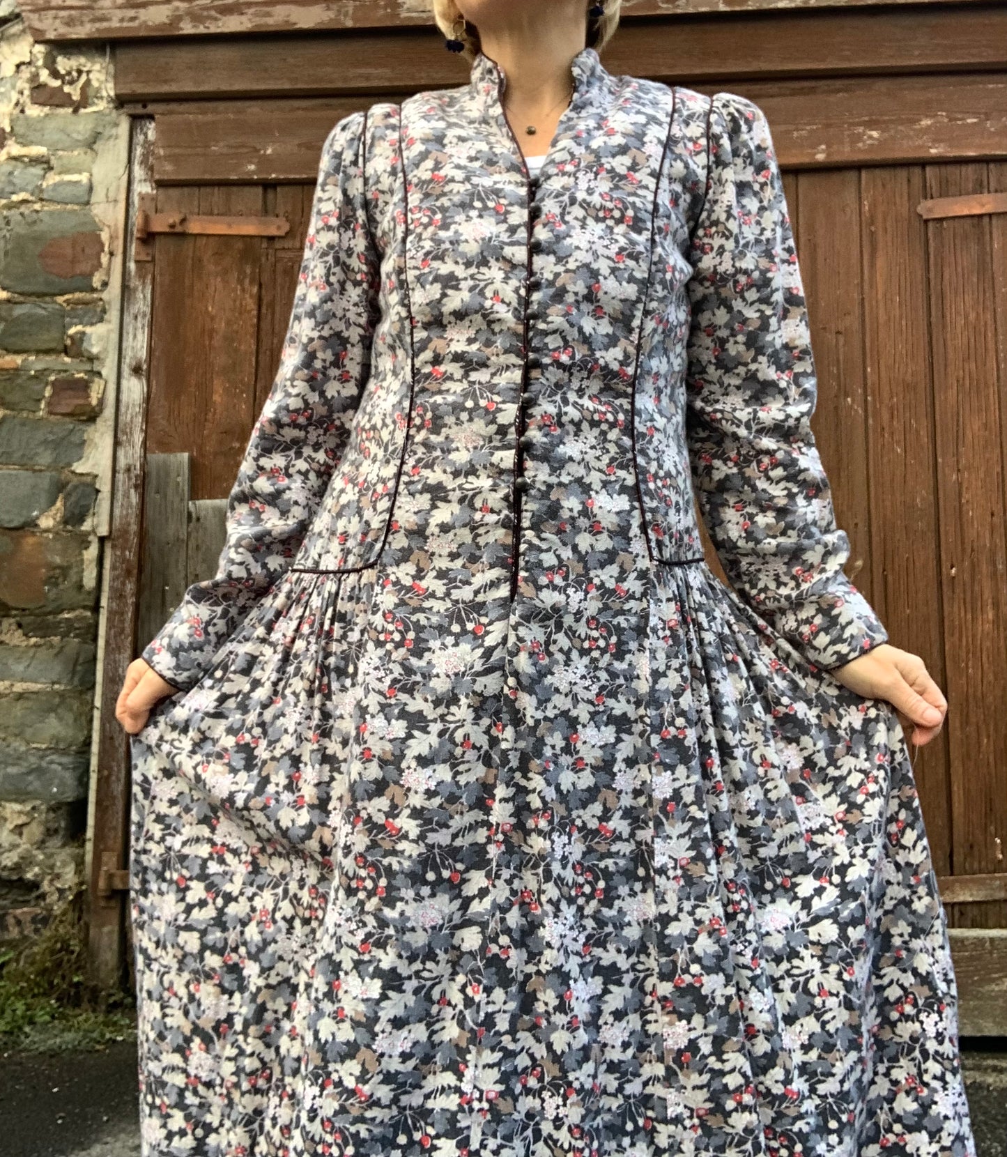 Vintage 1980’s prairie style dress by Origin