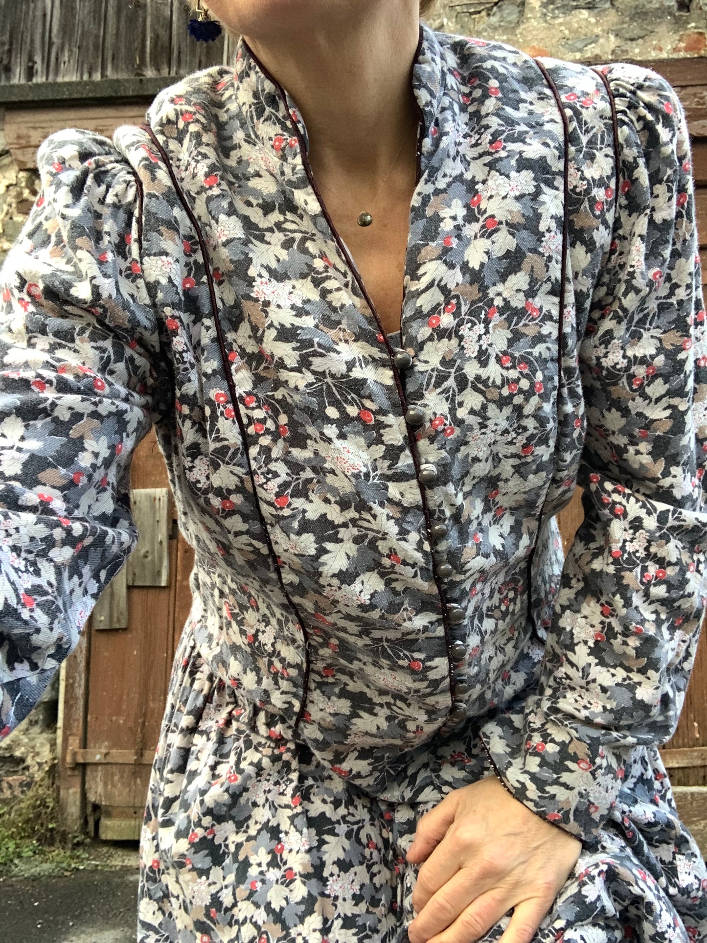 Vintage 1980’s prairie style dress by Origin