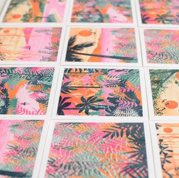 paradise art card collection 12 card box