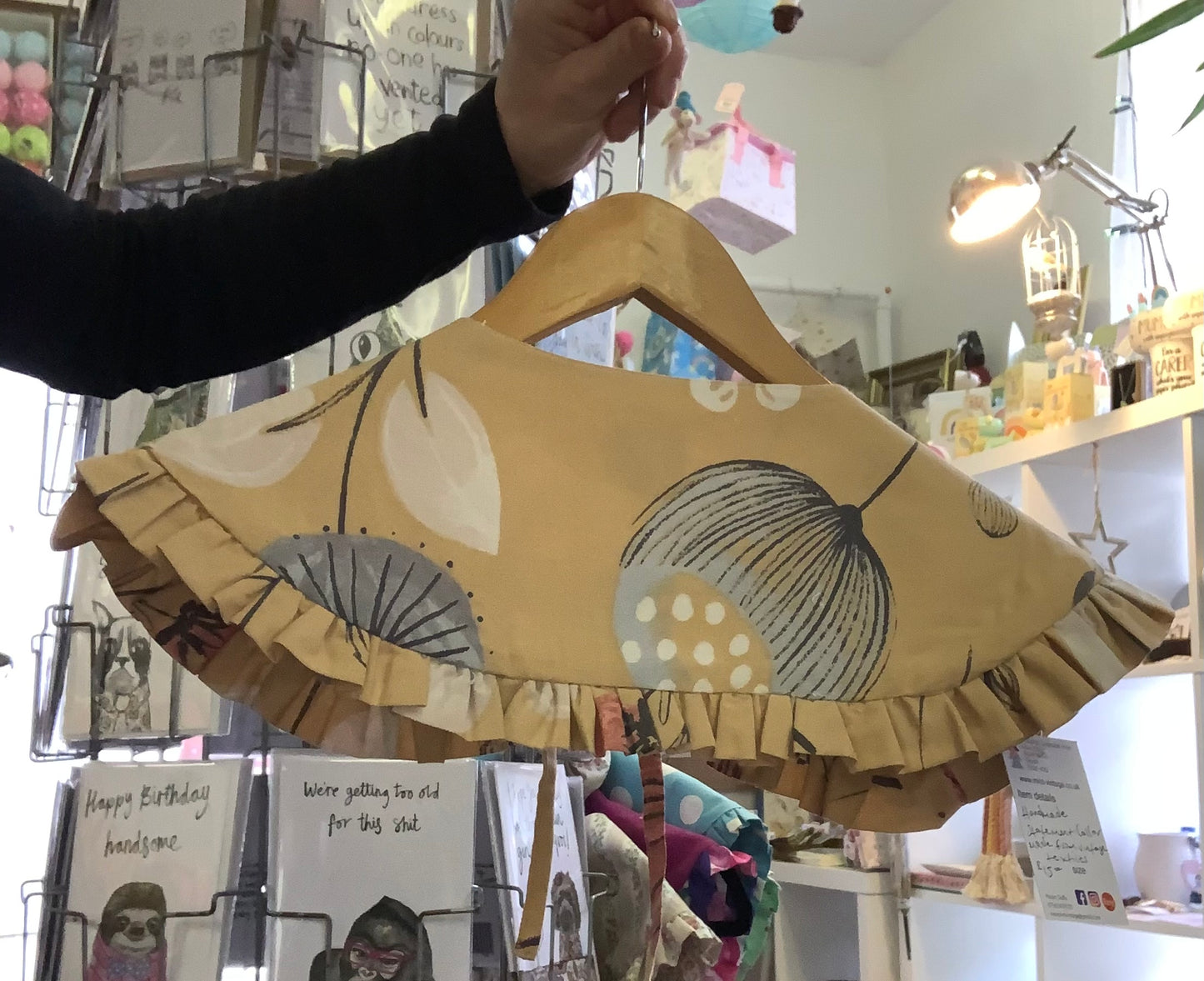 Handmade statement collar using vintage textiles