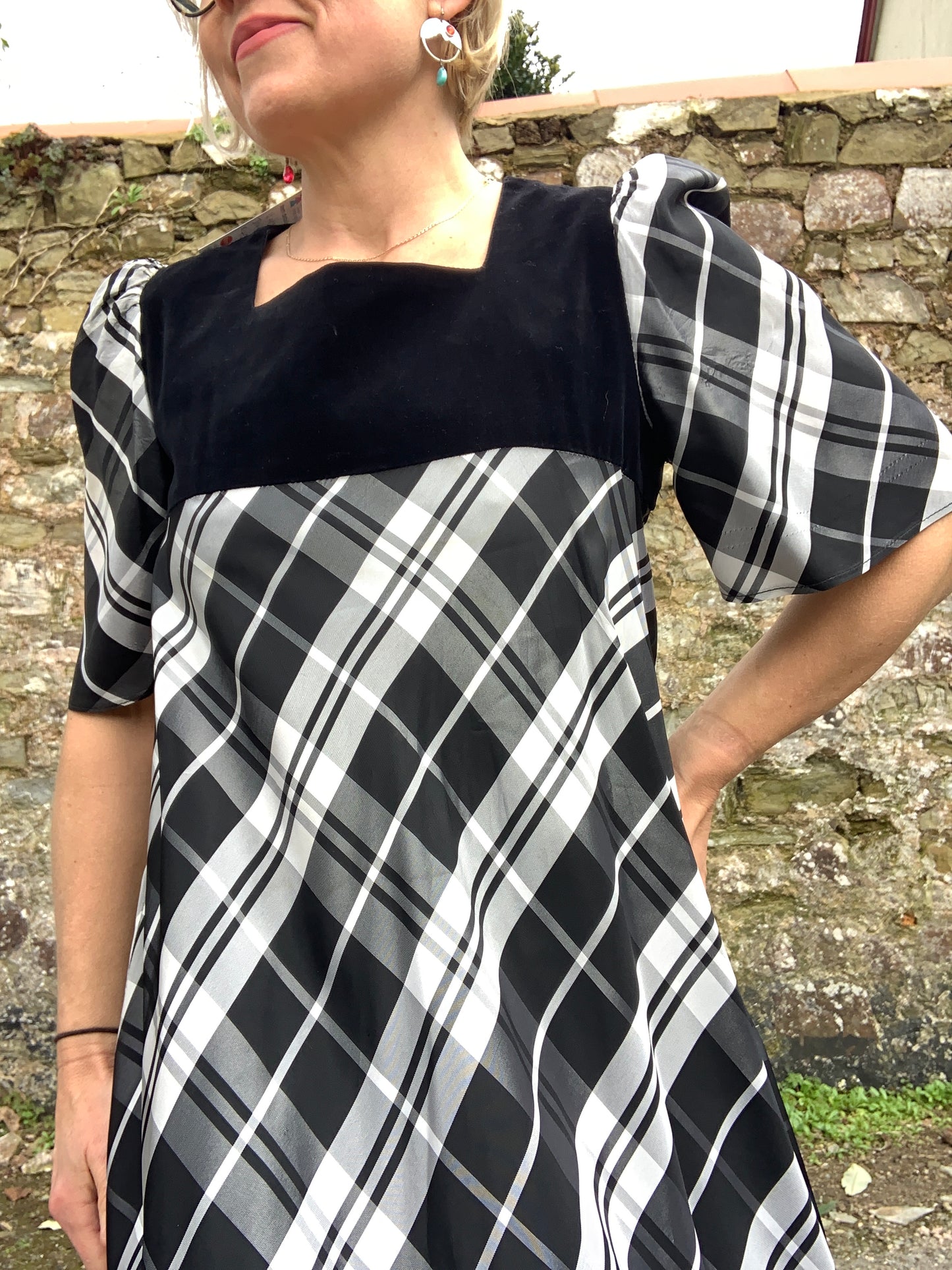 1970’s vintage tiered prairie style maxi dress