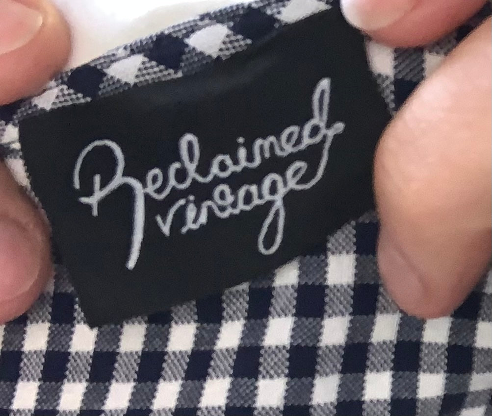 Vintage 60’s gingham mini dress