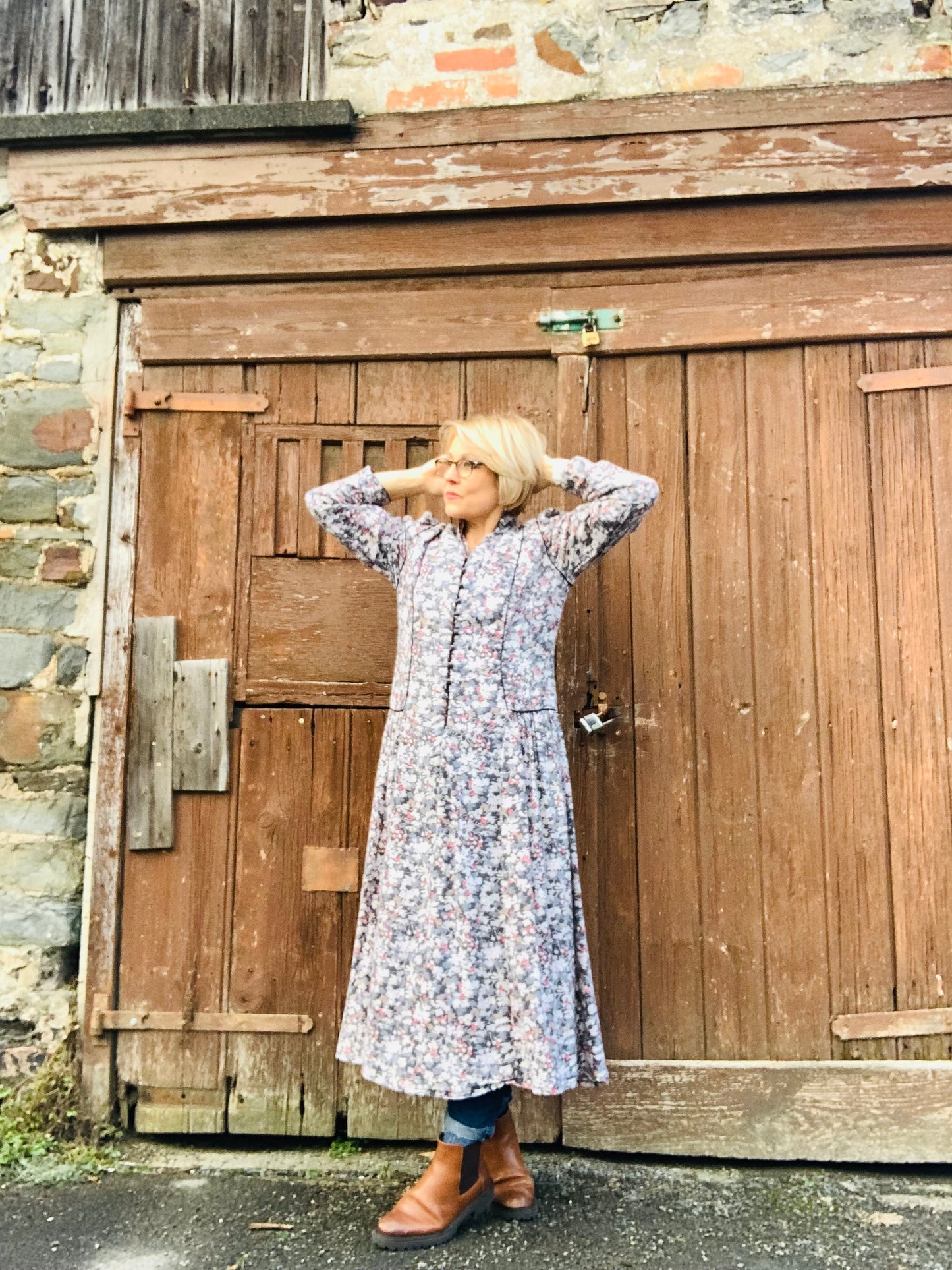 Vintage 1980’s prairie style dress by Origin