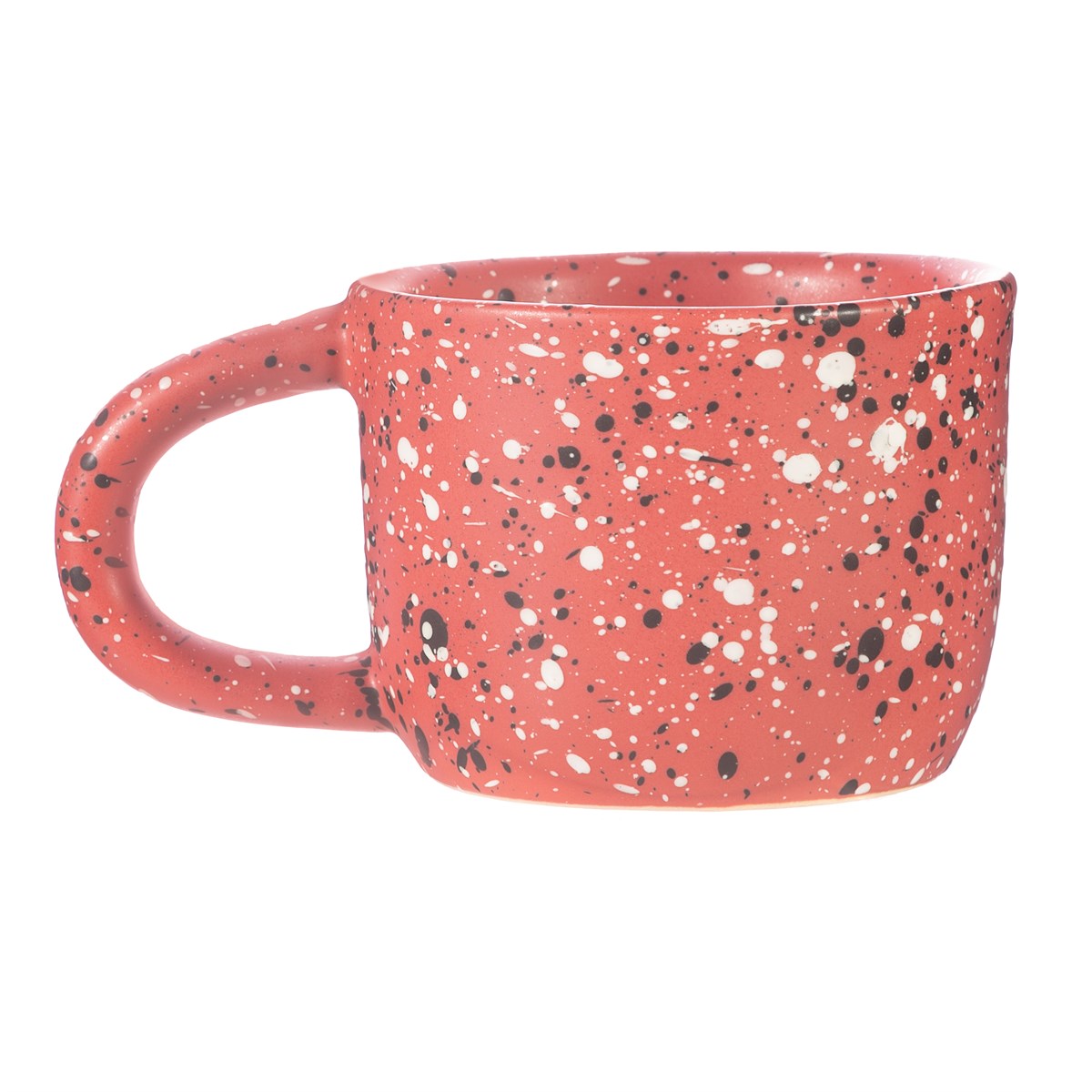 Sass & Belle red terrazzo speckled oversized mug