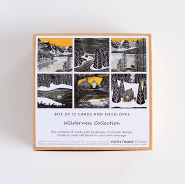 Wilderness boxed collection of 12 art cards