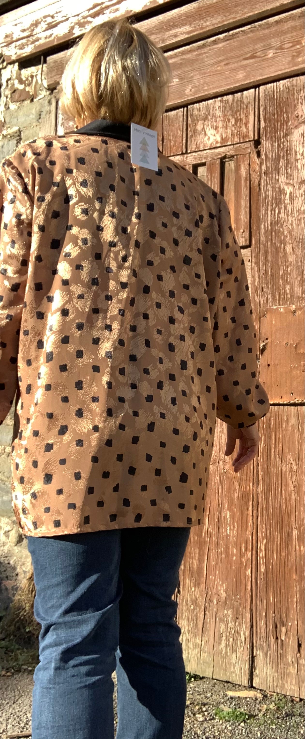 Vintage 1980’s designer silky tunic blouse