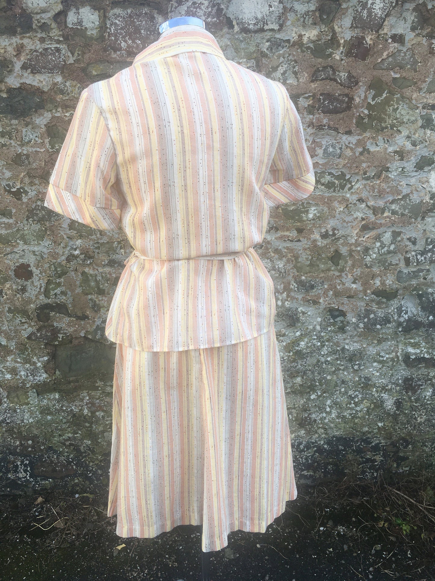 1970's Vintage St Michael Skirt suit ~ sz 8-10