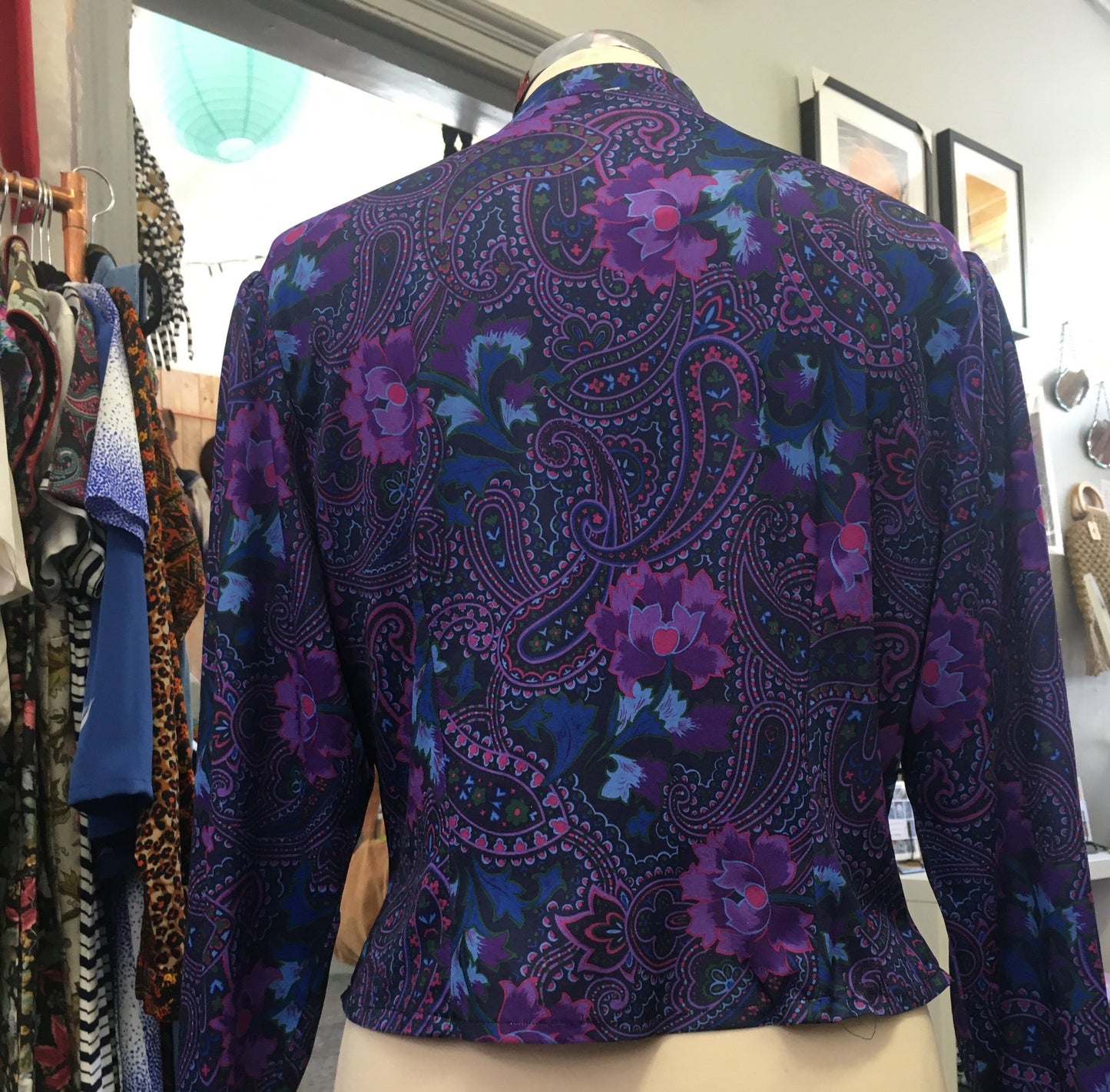 1970’s Vintage Paisley blouse