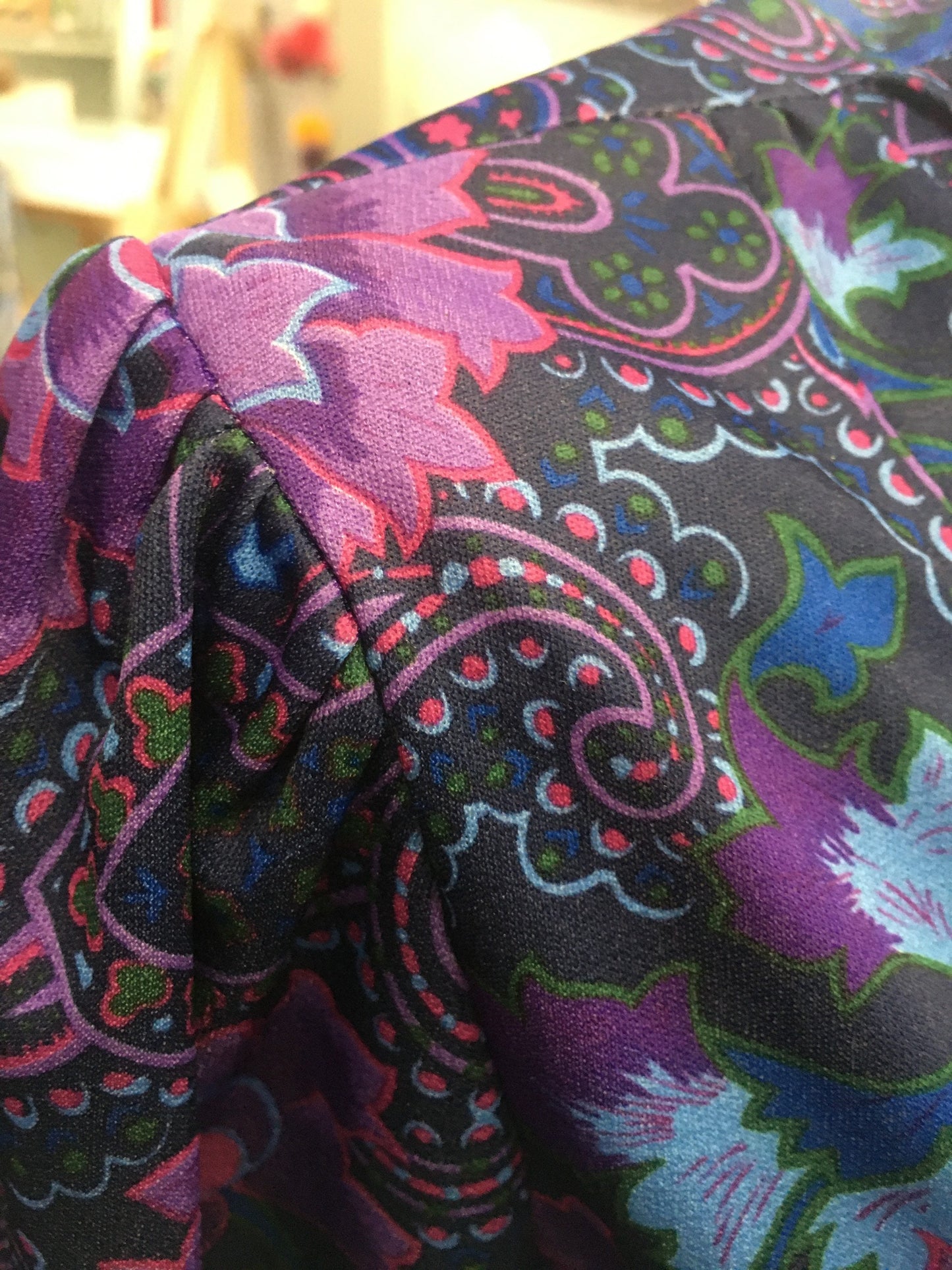 1970’s Vintage Paisley blouse