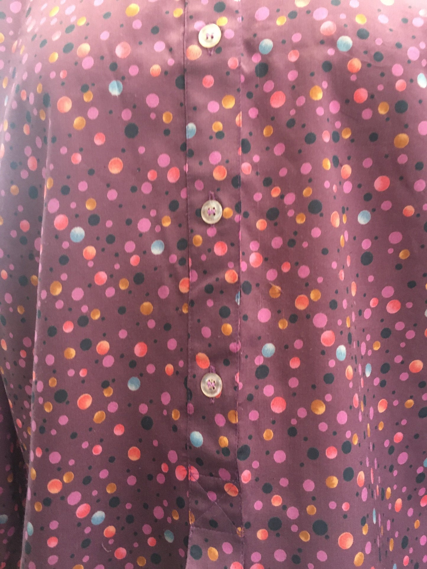 1980’s vintage silk spotty blouse/tunic