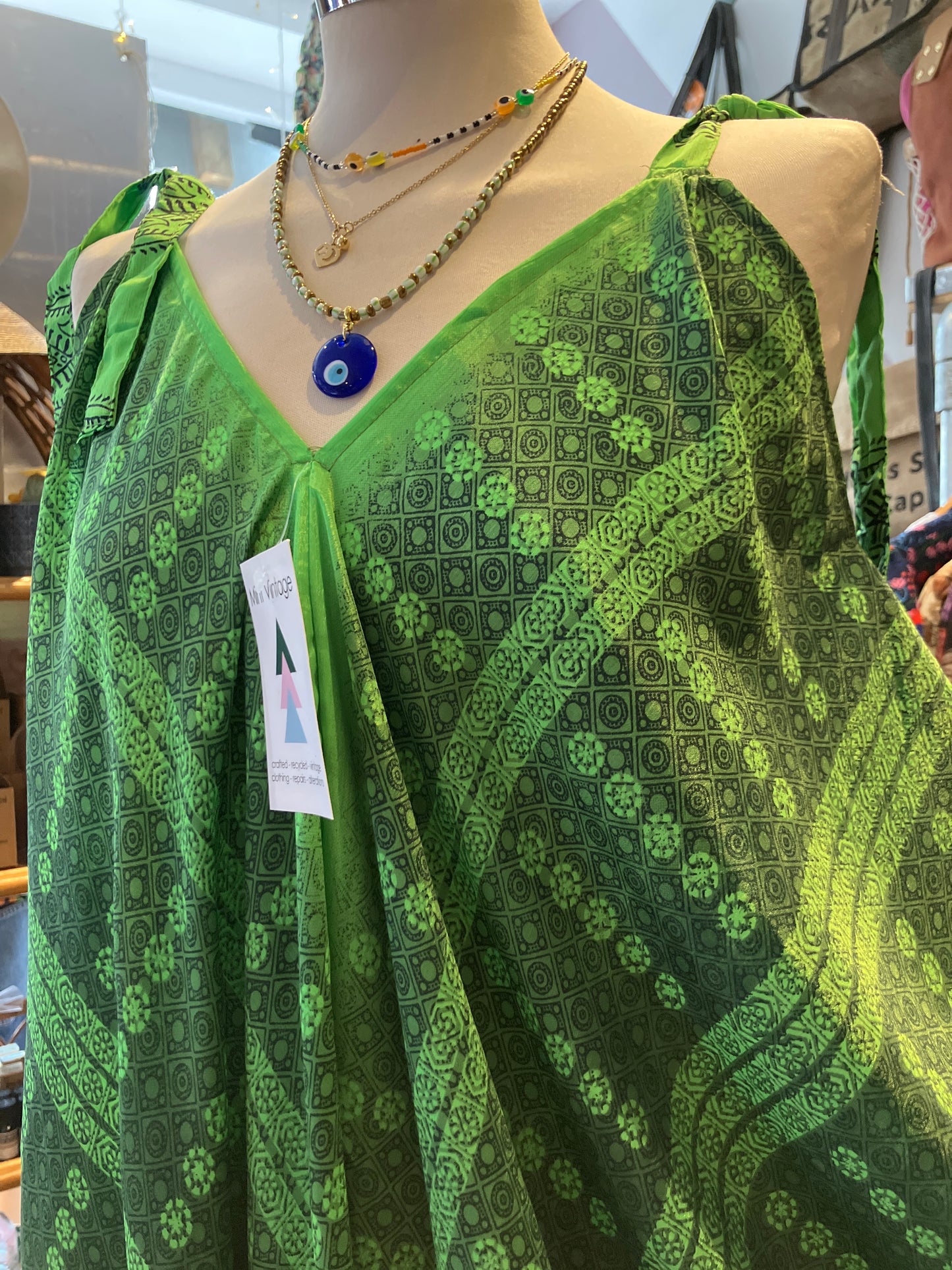Hand made Indian sari fabric belted jumpsuit/Romper