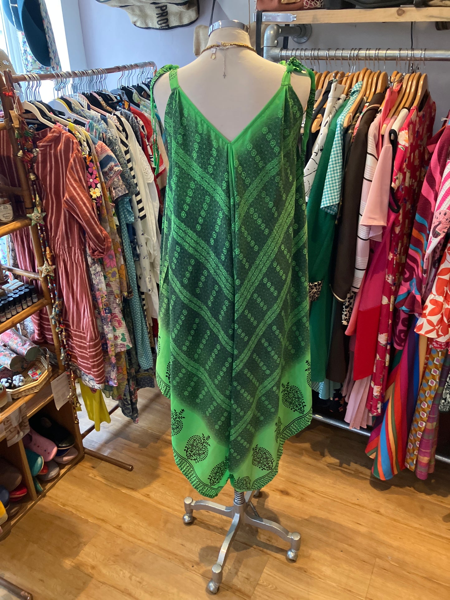 Hand made Indian sari fabric belted jumpsuit/Romper