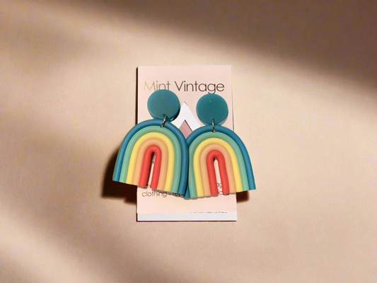 Rainbow earrings