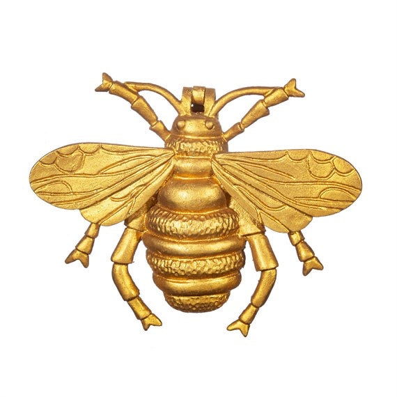Gold Bee door knocker
