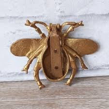 Gold Bee door knocker