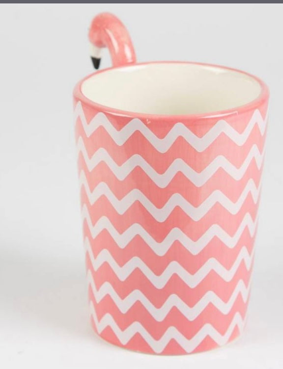 Flamingo mug by Sass and Belle