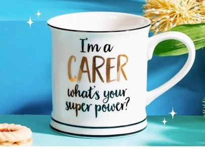 Sass & Belle I’m a Carer Super power mug