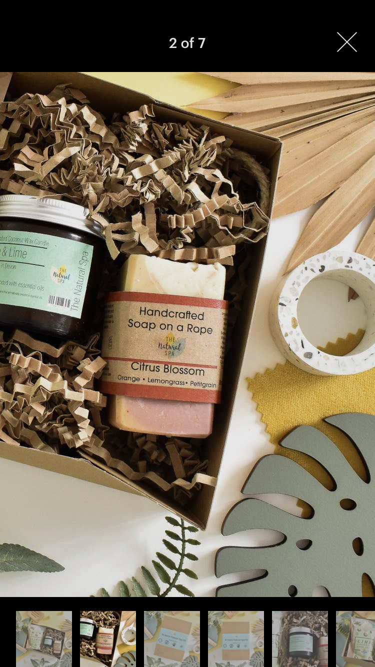 At Home Natural Spa Kit in Soothing Citrus