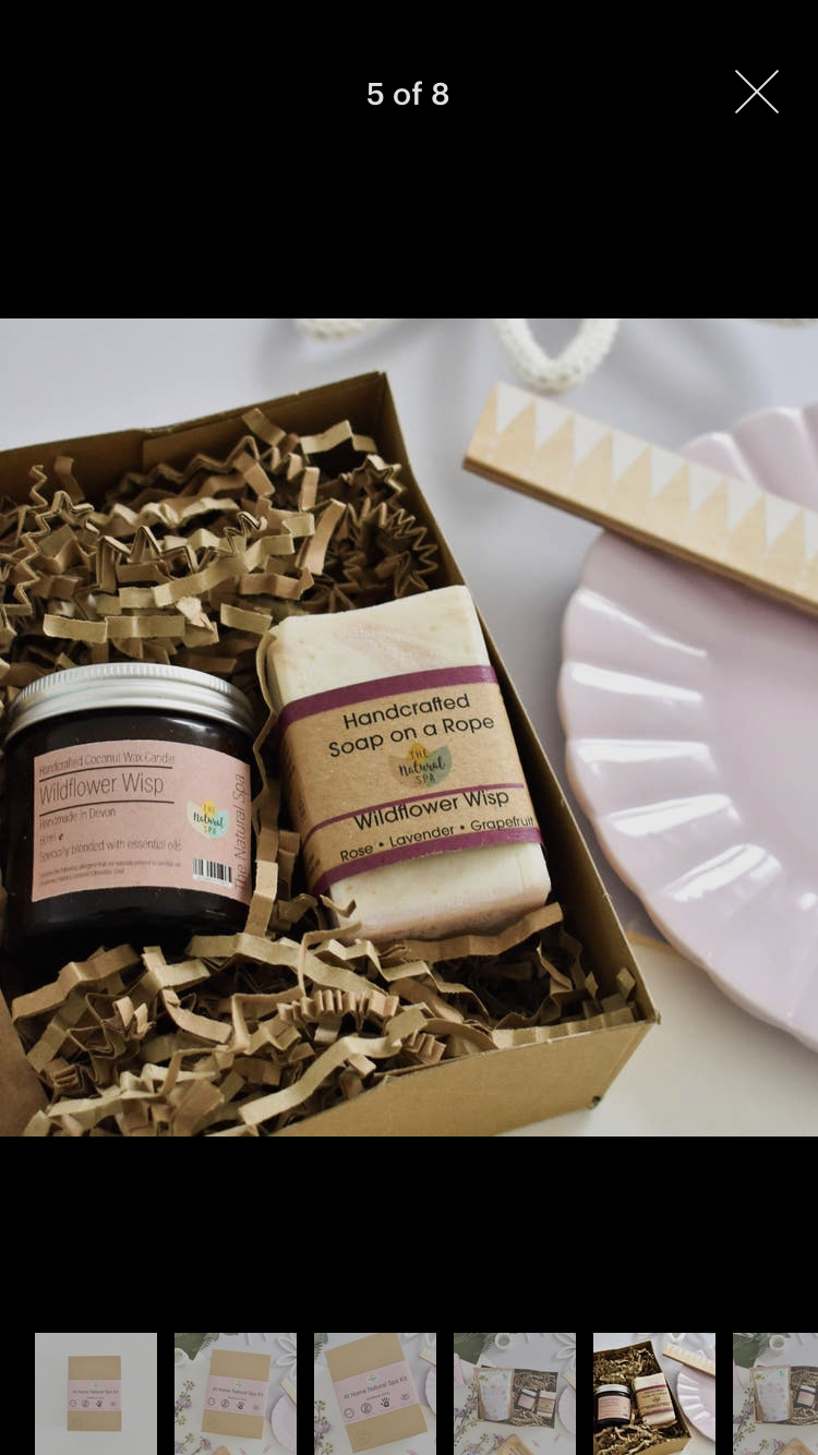 At Home Natural Spa Kit in Wildflower Wisp