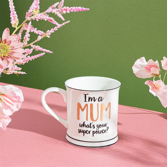 Sass & Belle Super hero Mum mug