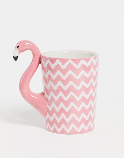 Flamingo mug by Sass and Belle