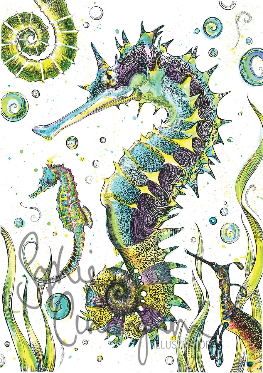 Seahorse Art A4